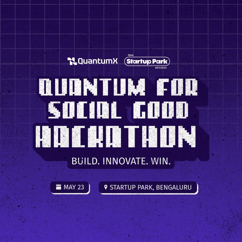 Quantum for Social Good Hackathon poster